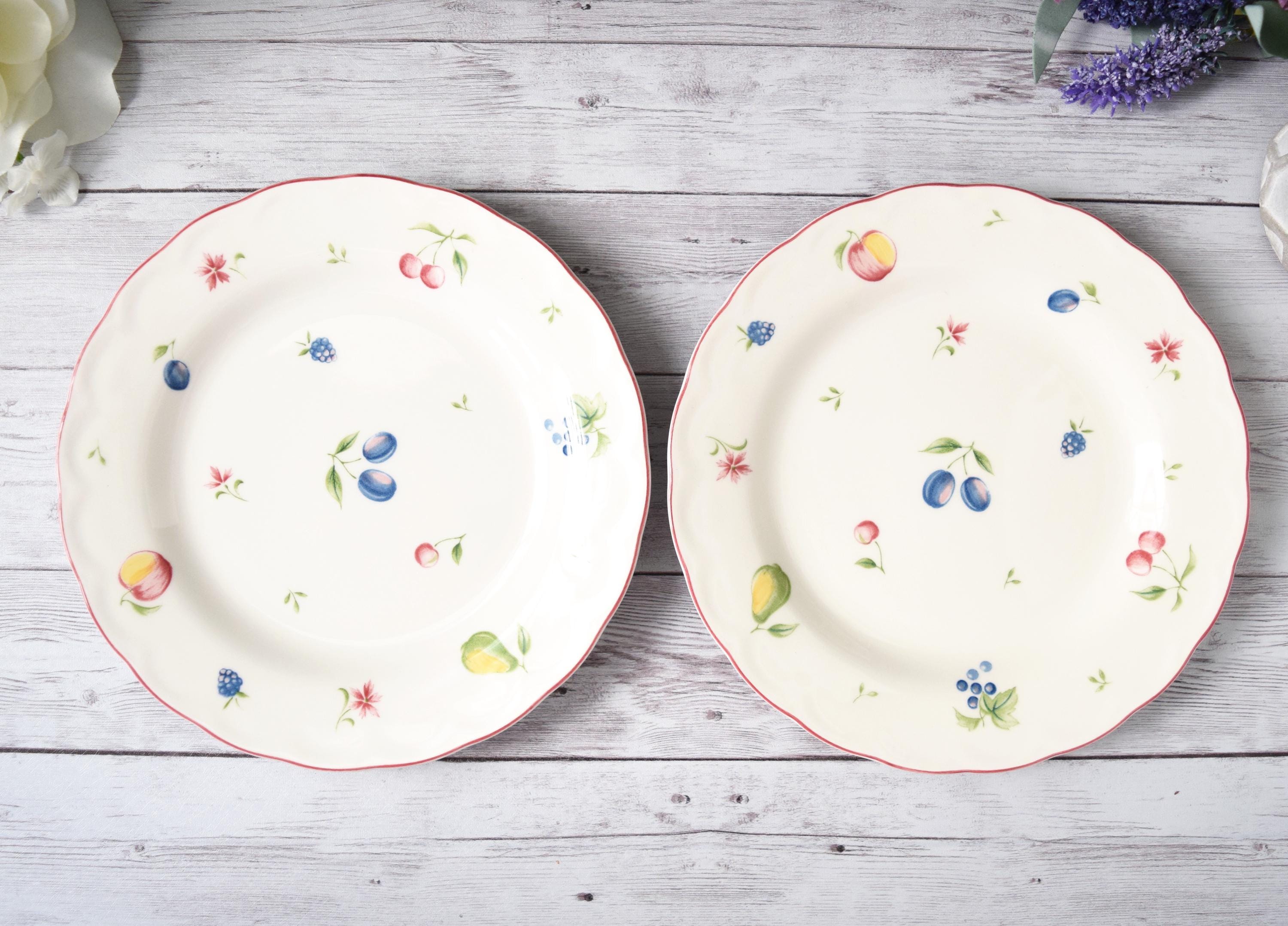 Vintage Nikko Japan Provincial Designs Dorchester Salad Plates
