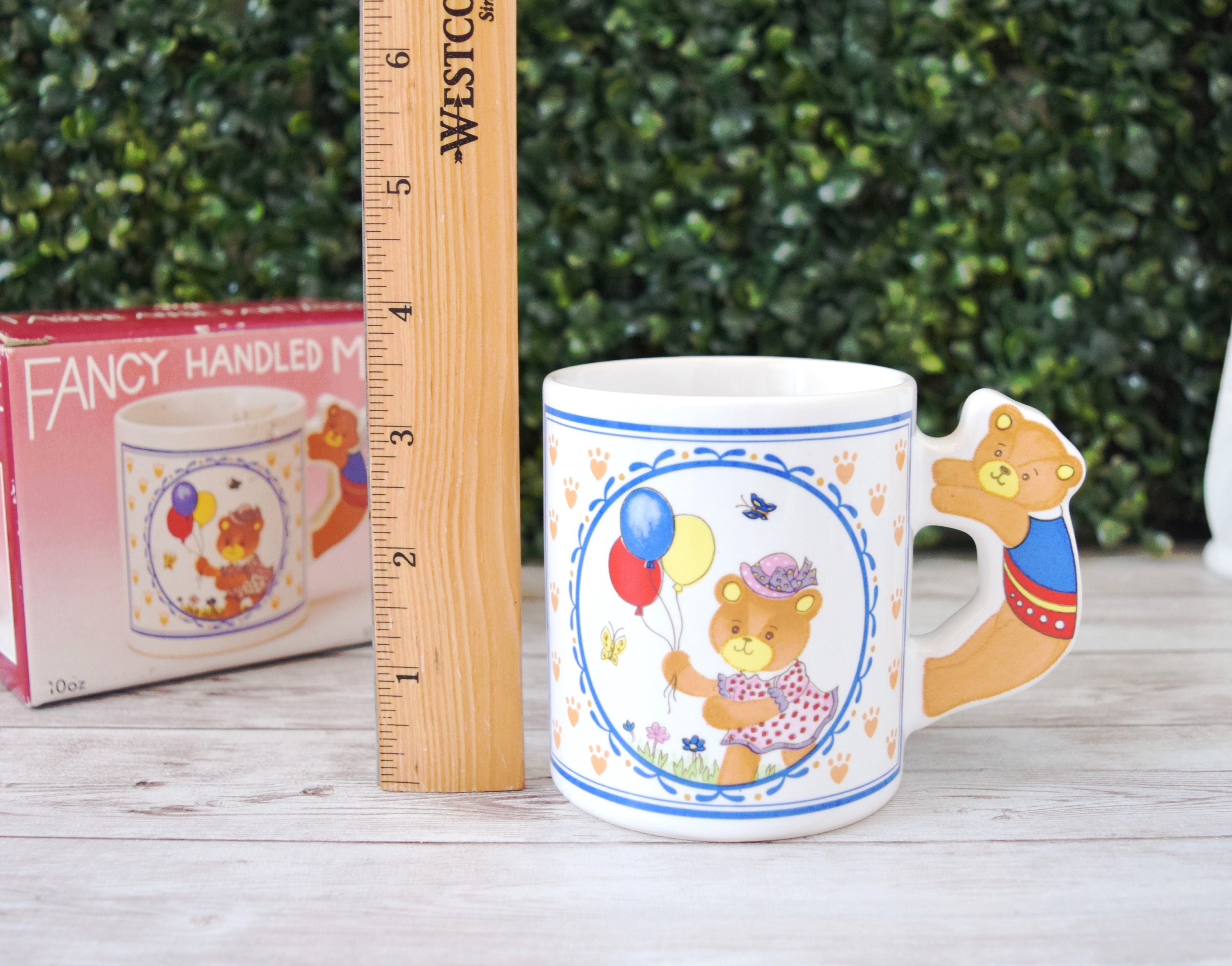 Öz Kupa Letter J Porcelain Mug with Teddy Bear - Trendyol