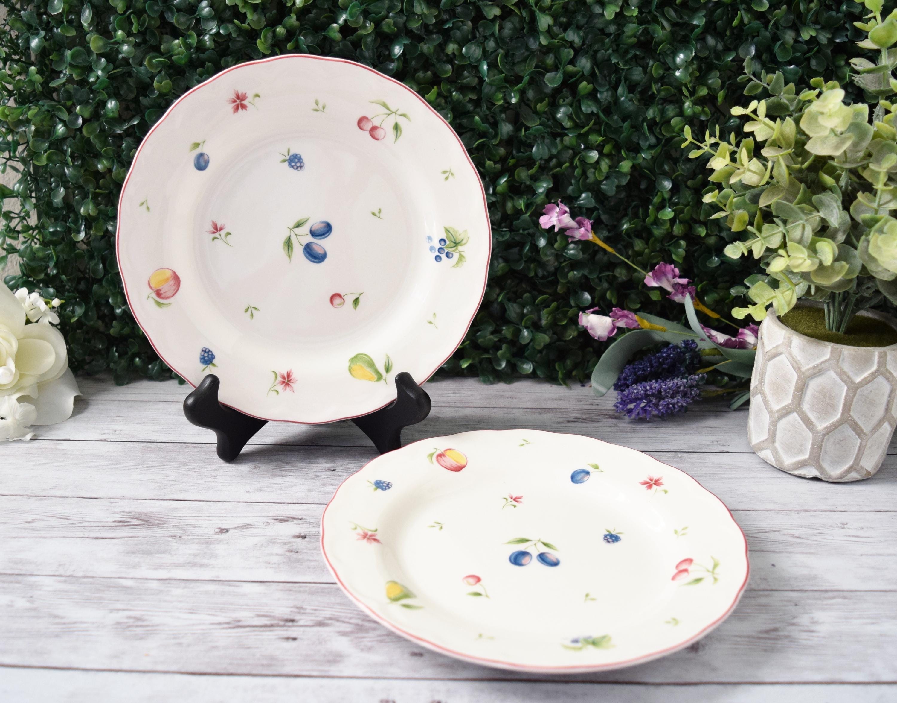 NIKKO ニッコー Provincial Designs 2枚 ヴィンテージ Vintage Nikko Japan Provincial Designs Dorchester Salad Plates