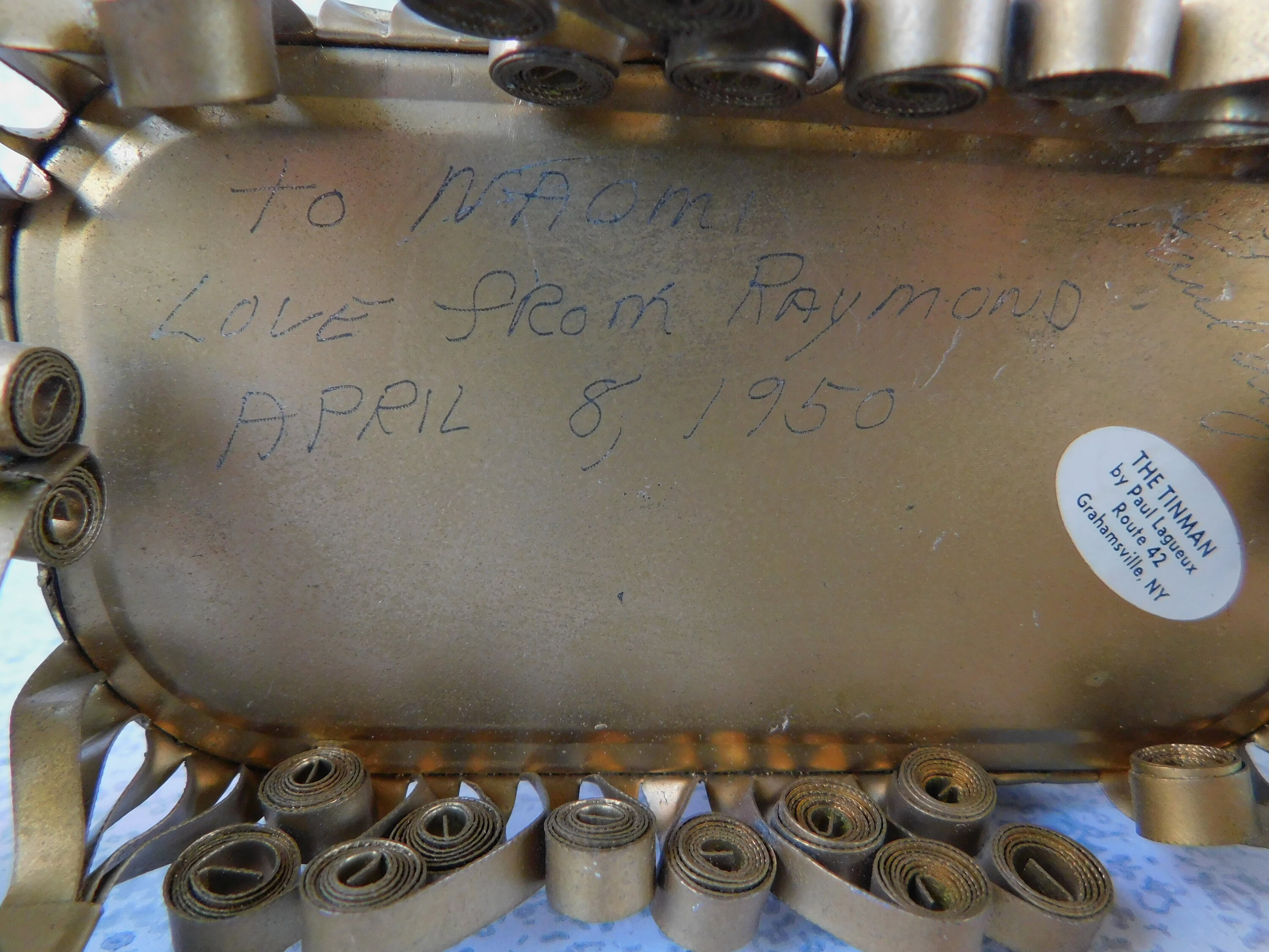 4 Piece Set of Tin Can Quilling Miniature Furniture Red Etsy