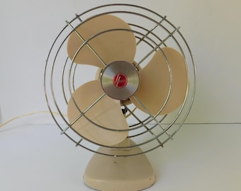 Small Working Mid Century Hoover Electric Fan
