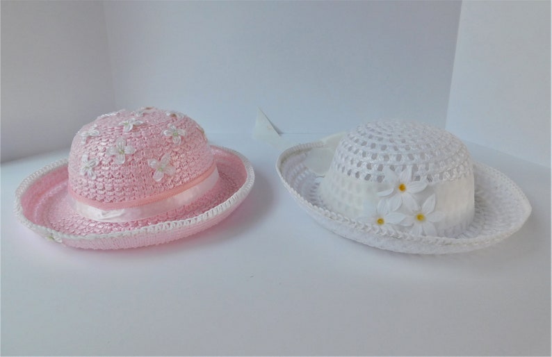 Your Choice of NOS Little Girl's Hats, 2-4 Toddler Hat, Spring Hat, Easter Hat, Summer Hat, Photo Hat image 7