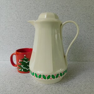 Thermos Christmas Holly Coffee Butler, Coffee Carafe