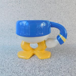Never Used Disney World Donald Duck Legs Mug, WDW Theme Park Souvenir, Authentic Disney Parks Merchandise