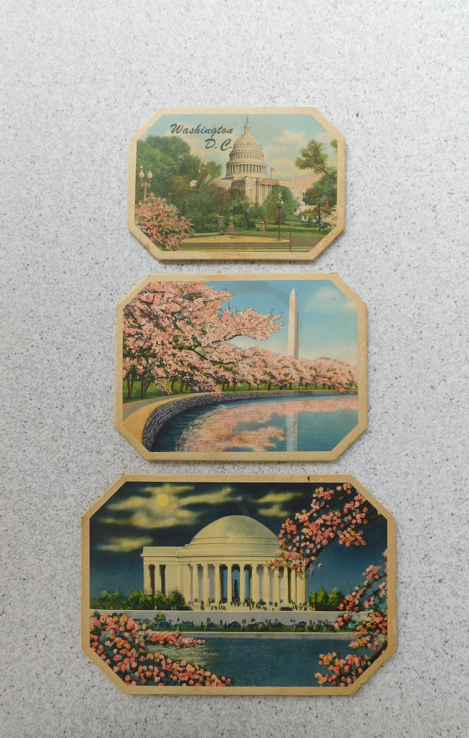 Set of 3 Vintage Washington DC Souvenir Trivets Capitol Etsy