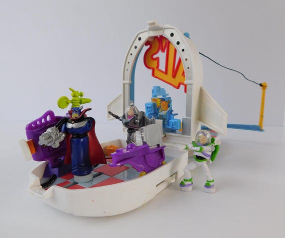 Vintage Mattel Toy Story 2 Micro Movers Buzz Lightyear Spaceship