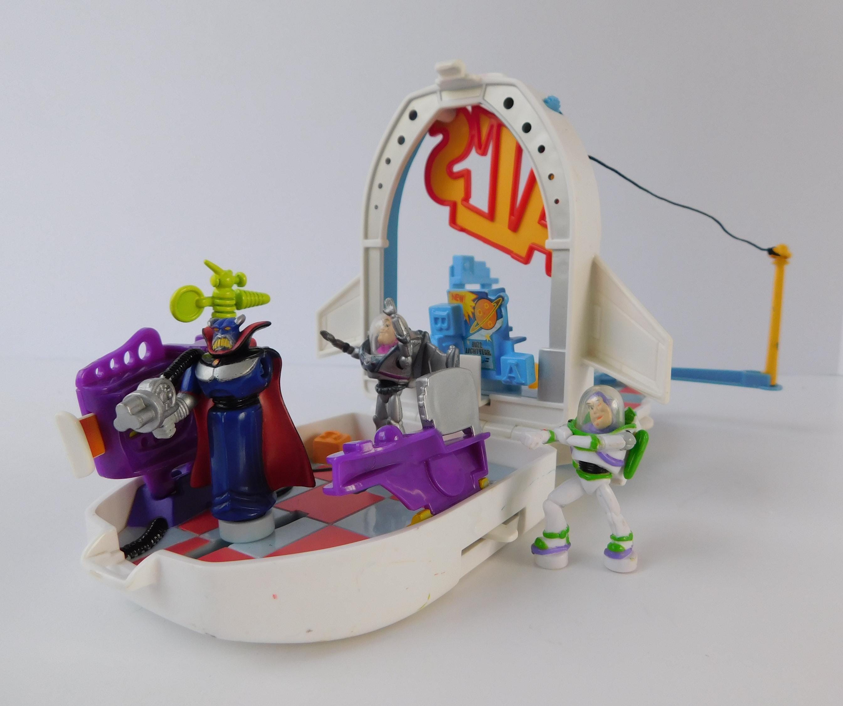Vintage Mattel Toy Story 2 Micro Movers Buzz Lightyear Spaceship
