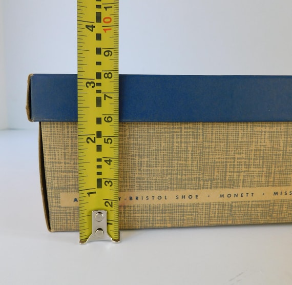 Vintage Mid Century Jumping Jacks Shoe Box, Vaisey Bristol Shoes