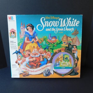 1992 Disney&#39;s Snow White and the 7 Dwarfs Game from Milton Bradley, Complete with Instructions, 2-4 Players, Ages 5 and Up