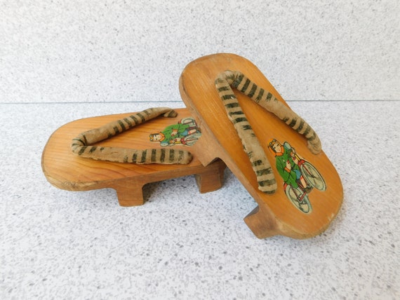 Zapatos Zapatos para niño Sandalias sandalias japonesas para niños tangas de madera asanoha 16,5 cm Niños japoneses geta azul geta vintage zuecos shichigosan de molino de viento sandalias de cuerda 