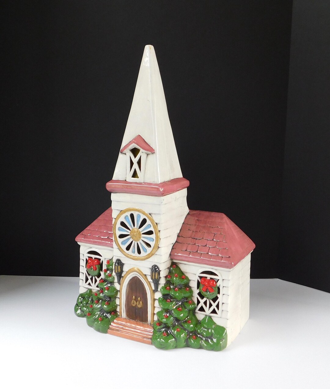 Large 1970s Le Fauve Mold Ceramic Christmas Church - Etsy