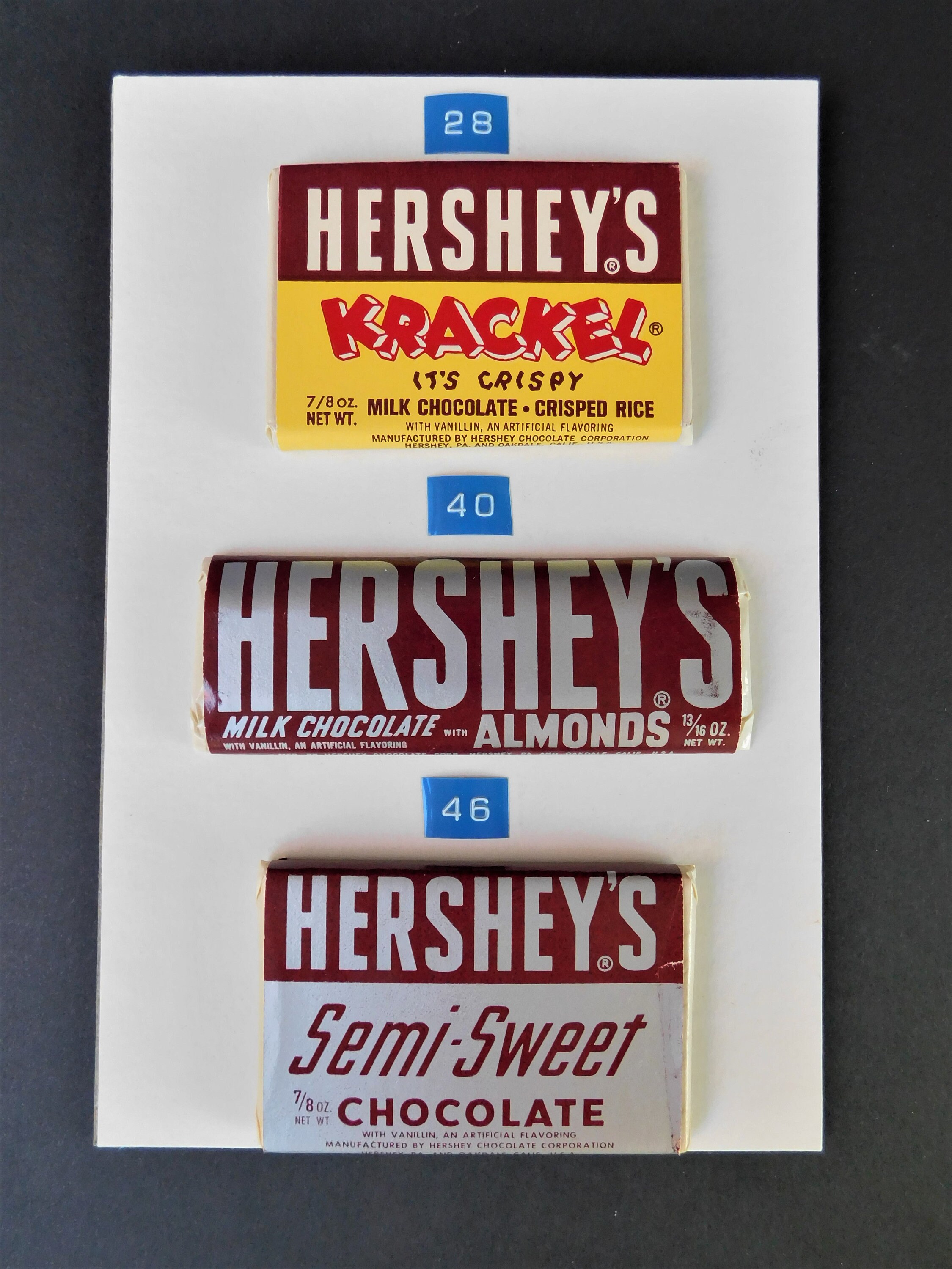 Set of 5 Hershey Bar Replicas Hershey's Labels Hershey | Etsy