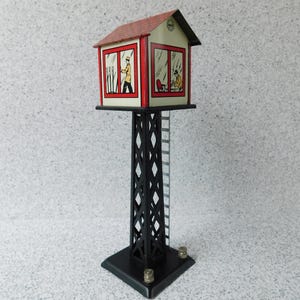Vintage Marx Toys Train Switchman Tower, 413A, Marx Railroad Switchman Tower