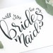 see more listings in the Bridesmaid Proposal Card section