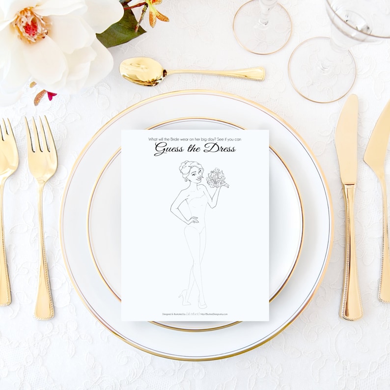 Bridal Shower Game Unique Bridal Shower Game Wedding Etsy