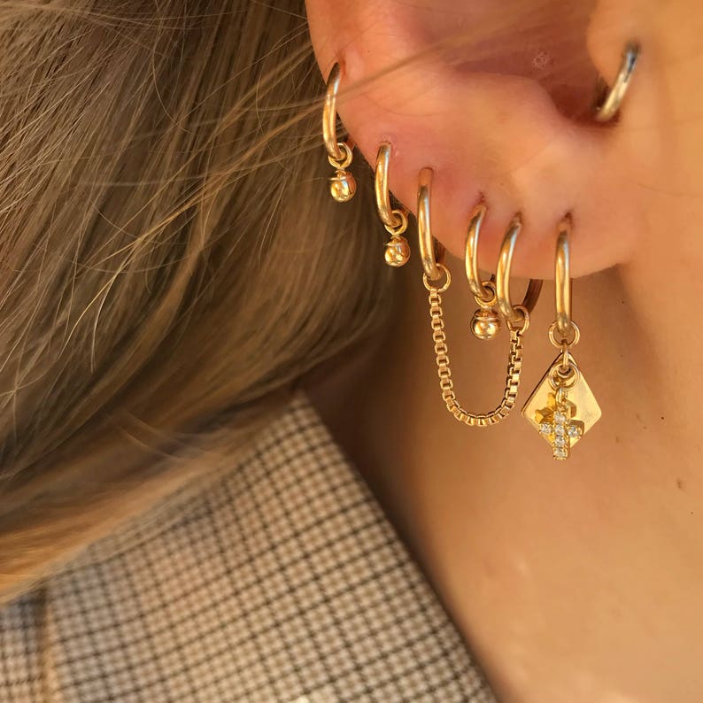 Double Hoop Earrings Box Double Hoops Etsy