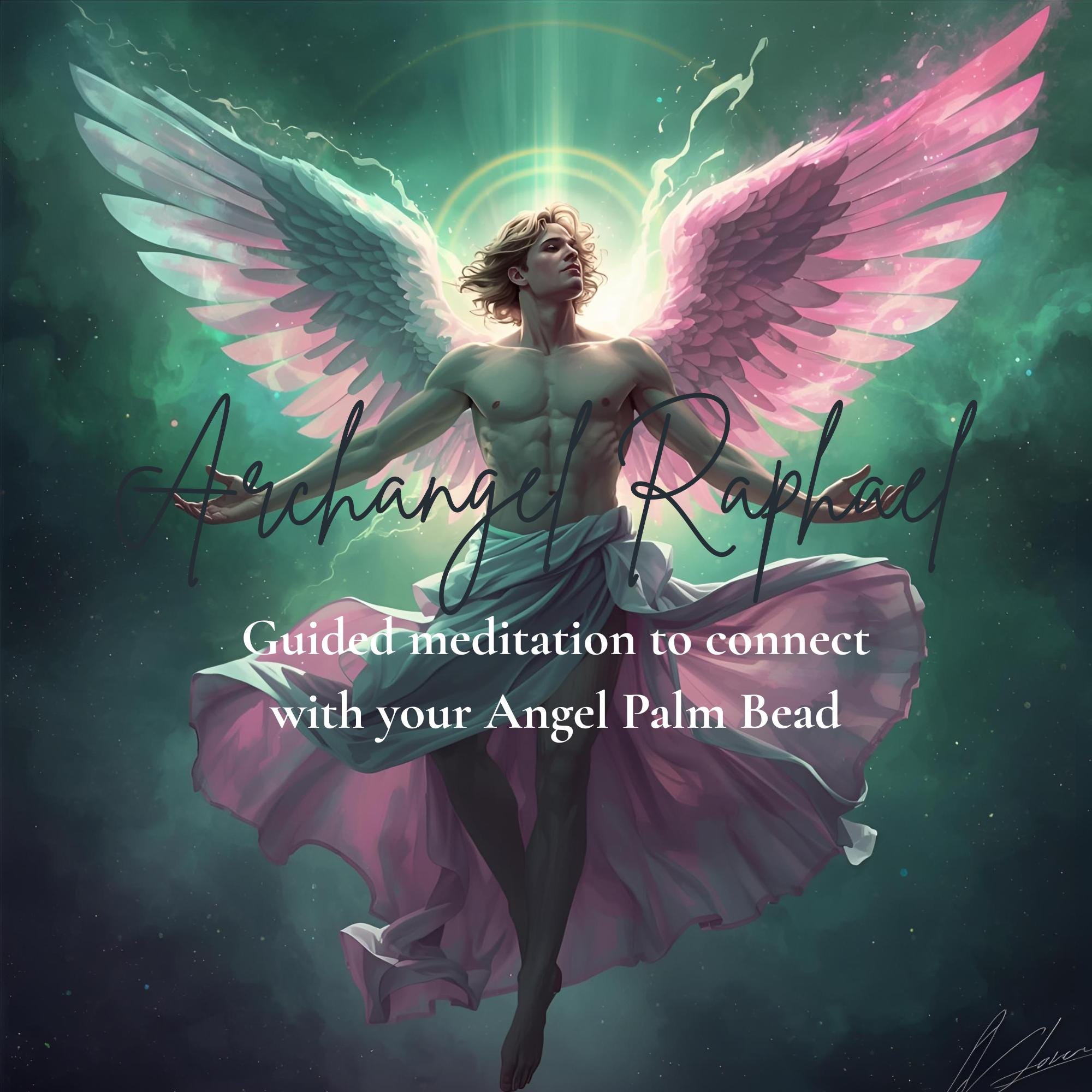 Archangel Raphael Guided Meditation for Angel Palm Bead (digital ...