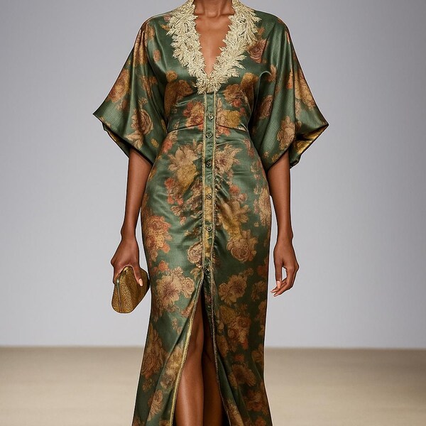 Królewski luksusowy kaftan.