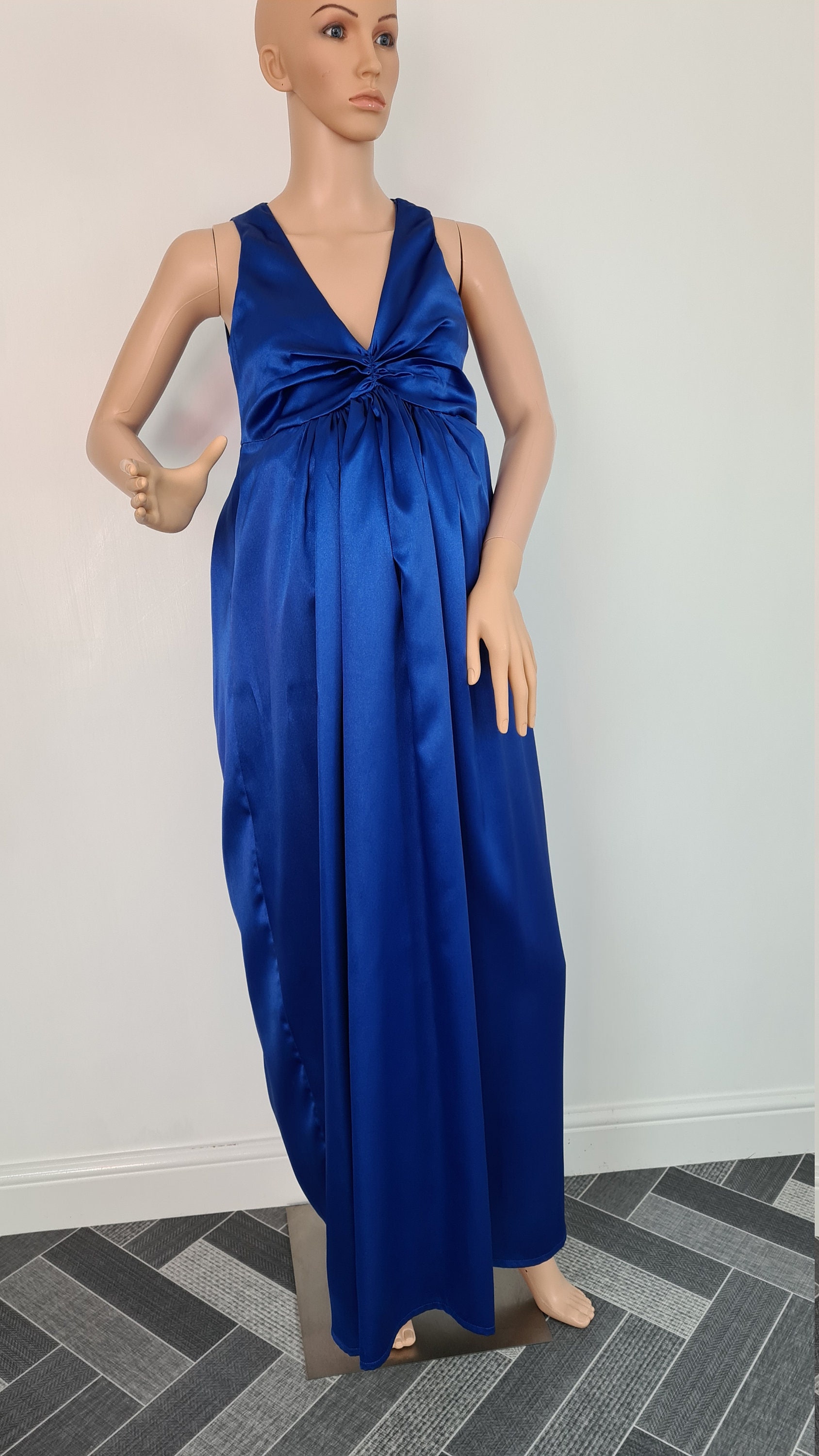 Royal blue shop maternity bridesmaid dress