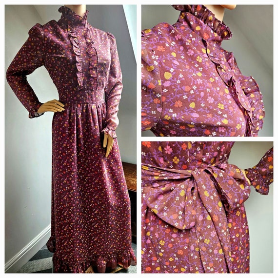 High neck prairie dress deals