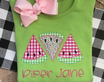 Watermelon Applique Shirt