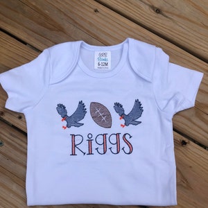 Eagle and Football Embroidered Shirt
