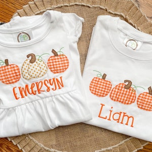 Pumpkin Trip Applique Shirt