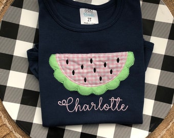 Watermelon Applique Shirt