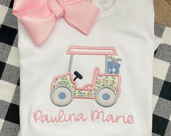 Applique T-Shirt - Golf Cart