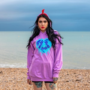 Cute purple store hoodies