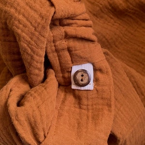 Robe Mousseline Fille Coton BLANC image 8
