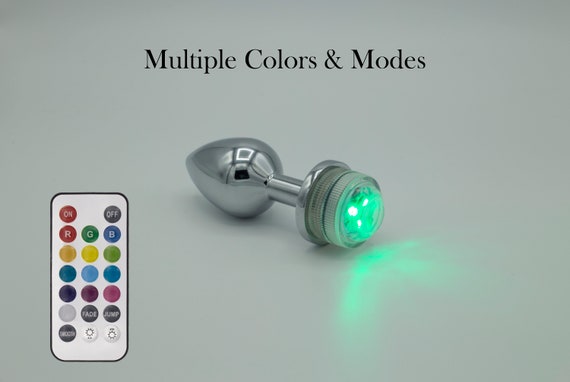 Butt Plug Led Light Up Anal Sex Toy Bdsm Anal Play Toy For Her Etsy<script async src=