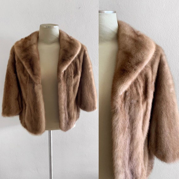 1940s Furs By Wilibel Mink Cape