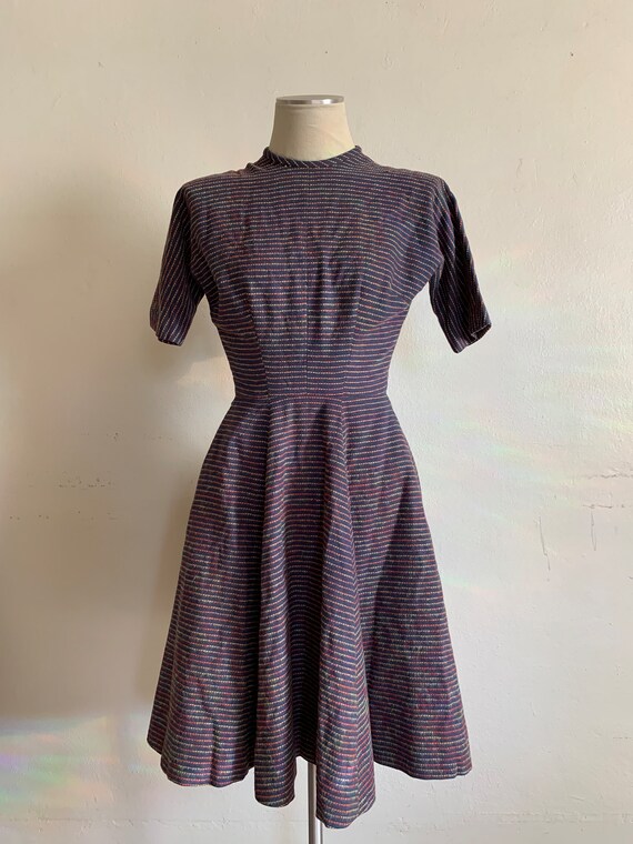 1950s Light Bright Dress - image 2