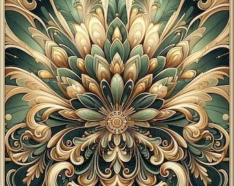Art Nouveau 2 Tiles