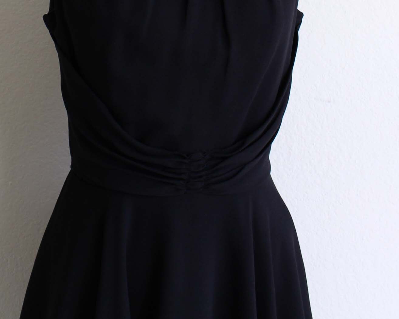 Vintage 1950s Dress Black Dress Party Dress Womens Small Short | Etsy