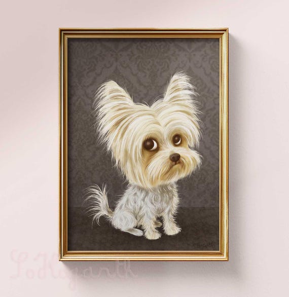 Yorkie Umbrella - Grey Yorkie Umbrella - Grey