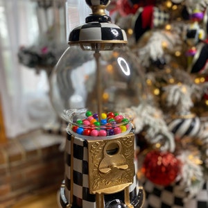 Brand new working custom painted gum ball machine