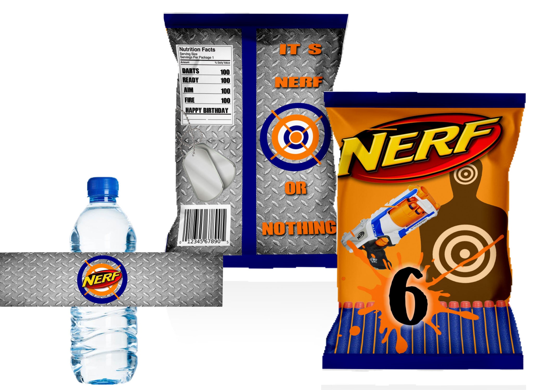 Nerf party sale supplies