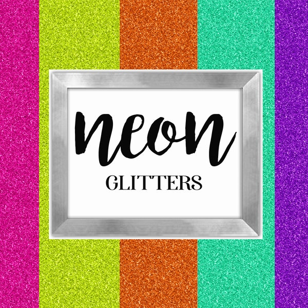 Neon Glitter Pages