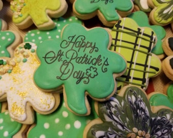 1 dozen St Patrick's Day Cookies