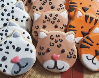 Wild cats sugar cookies-1 doz