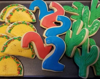 Taco Twos-day Cookies