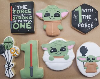 1 dozen Alien Baby Cookies