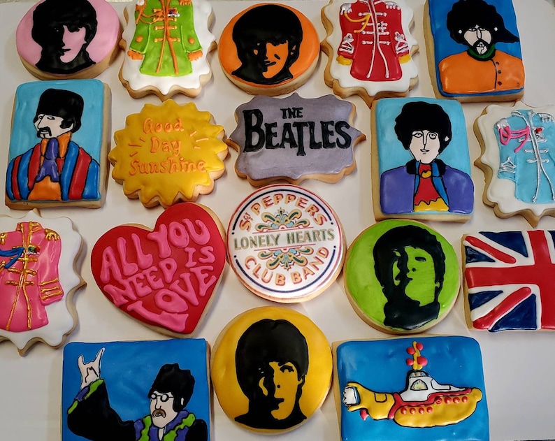 Beatles inspired cookies-18 image 1