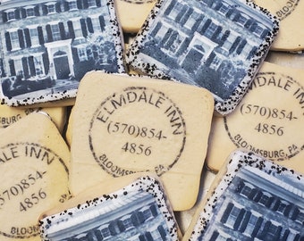 1 dozen logo cookies, custom logo, corporate