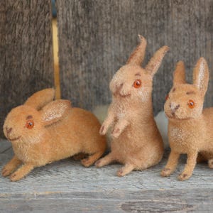 アンティーク うさぎ　Kunstlerschutz ワグナー　西ドイツ アンティーク うさぎ ペア Kunstlerschutz ワグナー 西ドイツ 野うさぎ