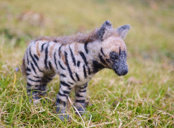 striped hyena plush