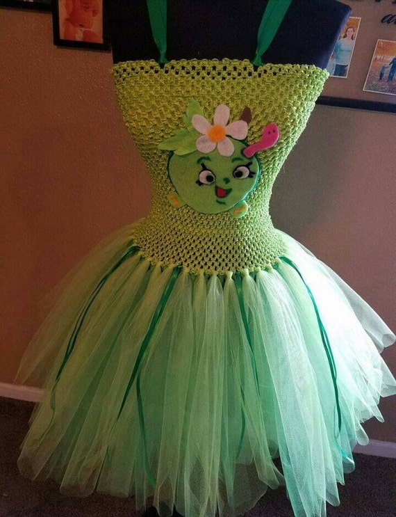 Shopkins inspired apple blossom Tutu dress