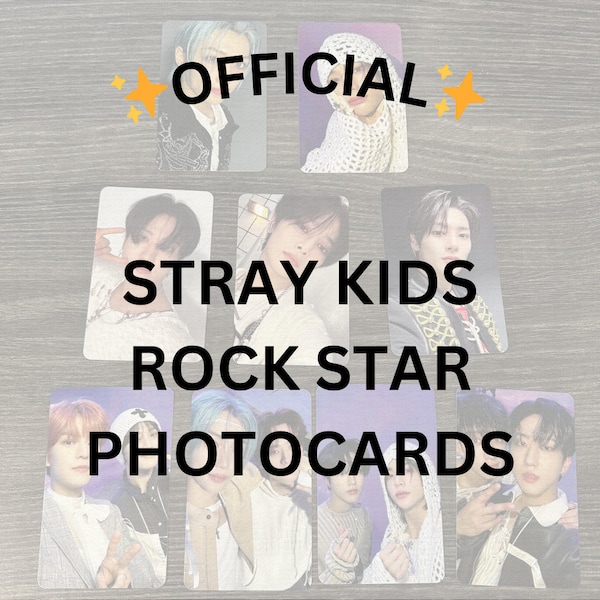 Stray Kids Rock Star Photocard - Official